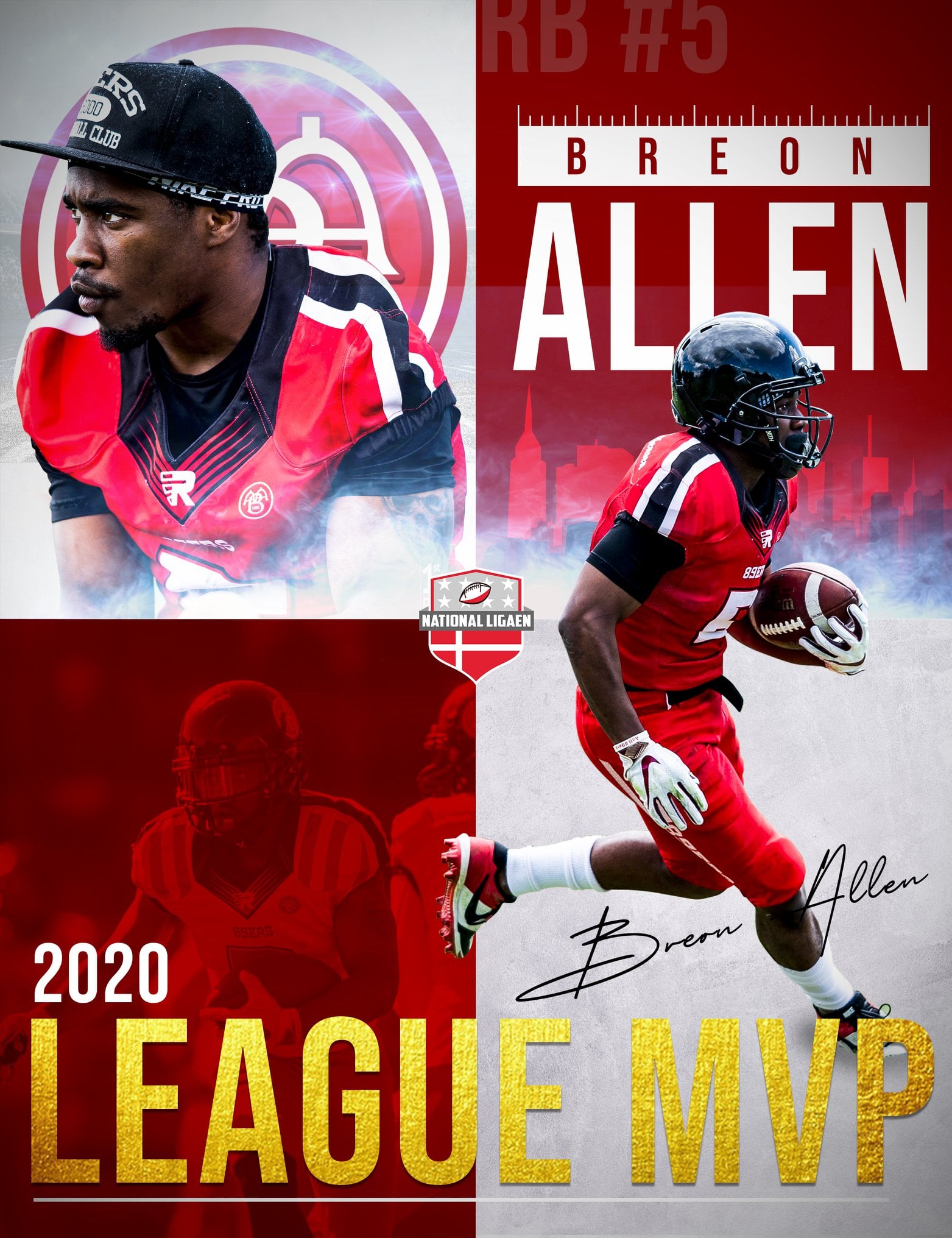 NATIONAL LIGA MVP 2020: BREON ALLEN. – Aalborg 89ers